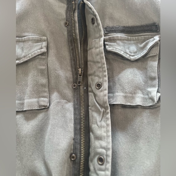 Anine Bing Stretch Cotton Army Jacket Size L - Picture 8 of 11